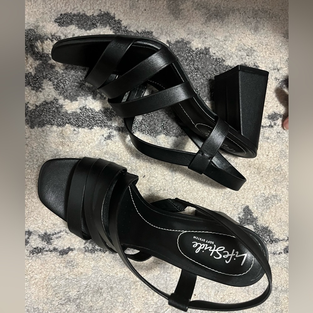 Black heels